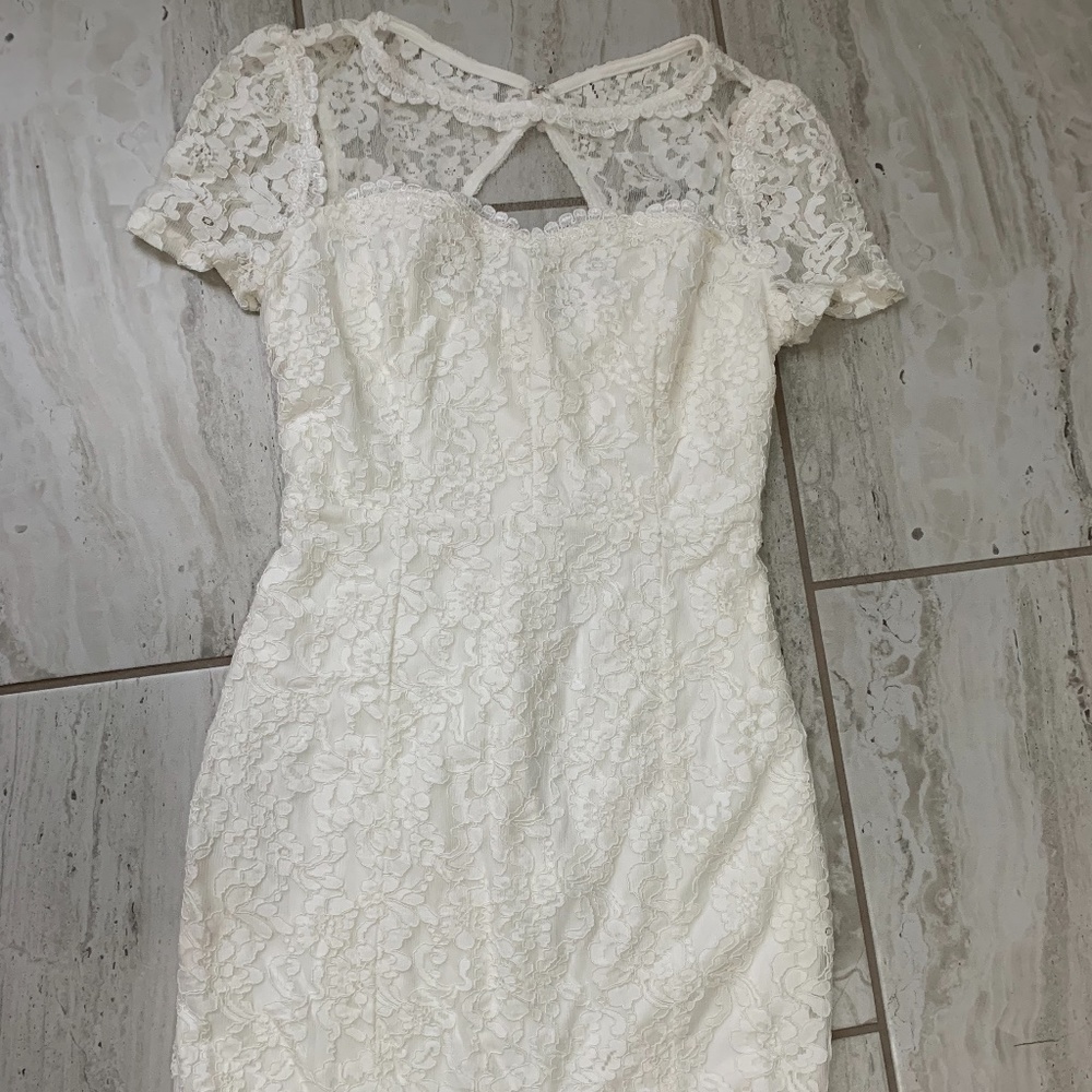 Women’s white dress